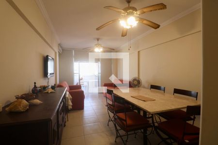 Sala de apartamento para alugar com 3 quartos, 132m² em Balneario Cidade Atlantica, Guarujá