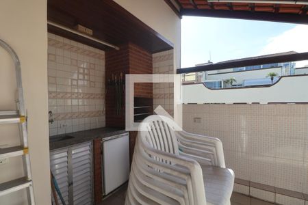 Varanda de apartamento para alugar com 3 quartos, 132m² em Balneario Cidade Atlantica, Guarujá
