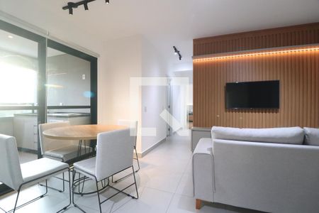 Sala de apartamento para alugar com 2 quartos, 68m² em Jardim Sul, Uberlândia