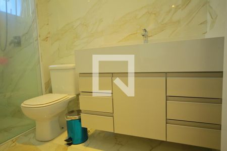 Banheiro da Suíte  de apartamento para alugar com 3 quartos, 114m² em Jardim do Mar, São Bernardo do Campo