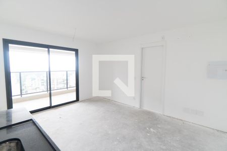Sala/Cozinha de apartamento à venda com 1 quarto, 46m² em Vila Clementino, São Paulo