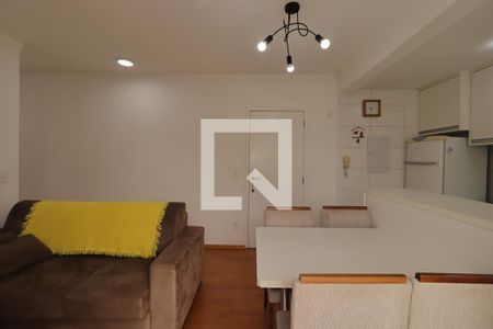 Sala de apartamento para alugar com 2 quartos, 54m² em Vila Valparaíso, Santo André