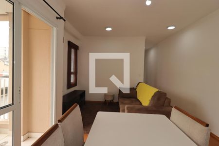 Sala de apartamento para alugar com 2 quartos, 54m² em Vila Valparaíso, Santo André