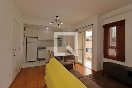 Sala de apartamento para alugar com 2 quartos, 54m² em Vila Valparaíso, Santo André