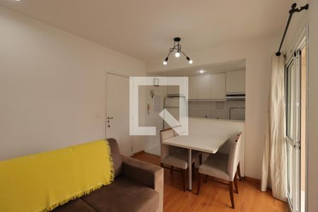 Sala de apartamento para alugar com 2 quartos, 54m² em Vila Valparaíso, Santo André