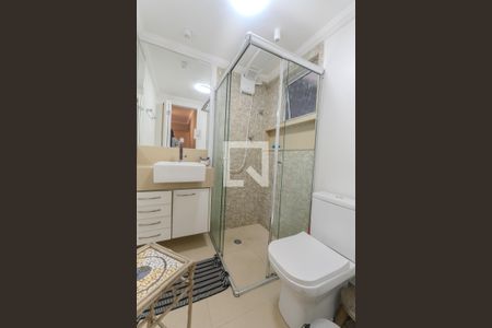 Banheiro de apartamento para alugar com 1 quarto, 40m² em Bela Vista, São Paulo
