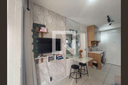 Sala de apartamento à venda com 1 quarto, 28m² em Socorro, São Paulo