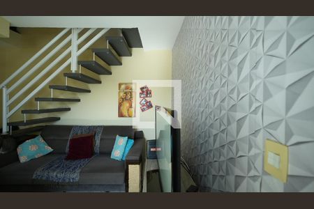 Sala de apartamento à venda com 2 quartos, 80m² em Jardim Progresso, Santo André
