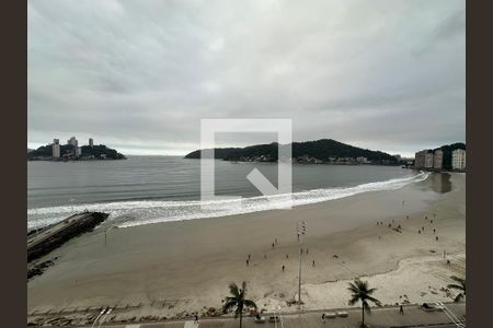 Vista da Sala de apartamento para alugar com 2 quartos, 77m² em Centro, São Vicente