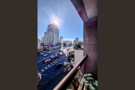 Varanda da Sala de kitnet/studio à venda com 1 quarto, 33m² em Vila Mariana, São Paulo