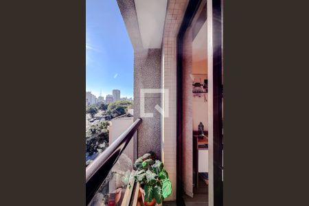 Varanda da Sala de kitnet/studio à venda com 1 quarto, 33m² em Vila Mariana, São Paulo