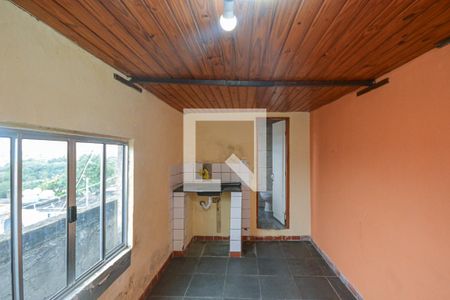 Cozinha de casa para alugar com 1 quarto, 25m² em Jardim Reimberg, São Paulo