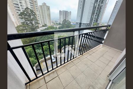 Varanda da Sala de apartamento à venda com 3 quartos, 59m² em Vila Augusta, Guarulhos