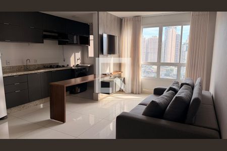 Sala/Cozinha de apartamento para alugar com 2 quartos, 67m² em Setor Bueno, Goiânia
