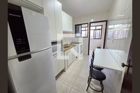 Cozinha de apartamento para alugar com 1 quarto, 73m² em Vila Tupi, Praia Grande