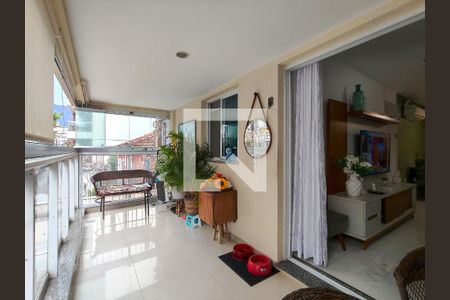 Varanda da Sala de apartamento à venda com 3 quartos, 81m² em Vila Isabel, Rio de Janeiro