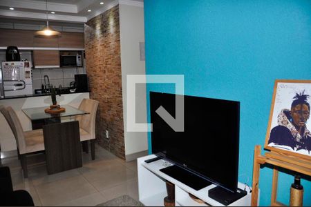 Detalhe - Sala e Sala de Jantar de apartamento para alugar com 2 quartos, 47m² em Vila Cruz das Almas, São Paulo