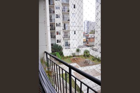 Detalhe - Varanda da Sala e Sala de Jantar de apartamento para alugar com 2 quartos, 47m² em Vila Cruz das Almas, São Paulo