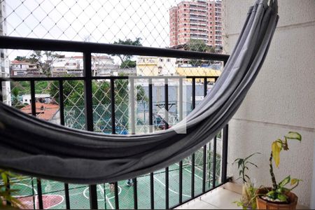 Detalhe - Varanda da Sala e Sala de Jantar de apartamento para alugar com 2 quartos, 47m² em Vila Cruz das Almas, São Paulo