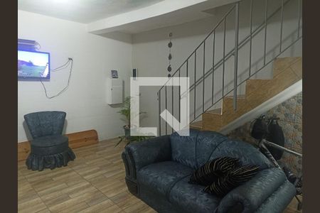 Sala de casa à venda com 2 quartos, 110m² em Jardim Silvana, Santo André