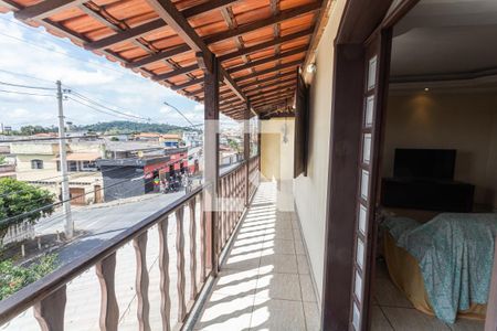 Varanda da Sala 1 de casa à venda com 4 quartos, 233m² em Carvalho de Brito, Belo Horizonte