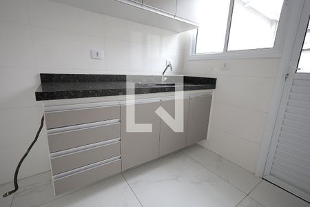 Cozinha de apartamento à venda com 2 quartos, 58m² em Bangú, Santo André