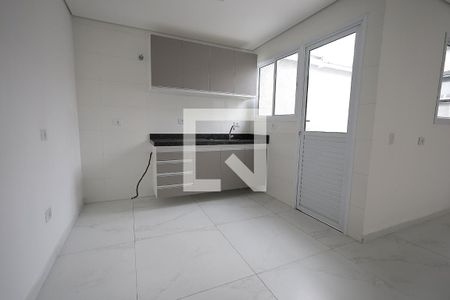 Cozinha de apartamento à venda com 2 quartos, 58m² em Bangú, Santo André