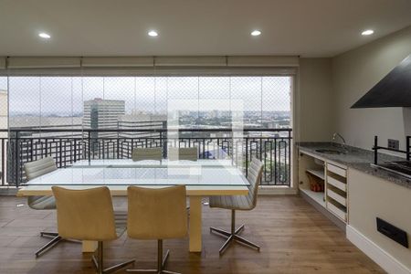 Varanda Gourmet de apartamento para alugar com 3 quartos, 133m² em Jardim Campo Grande, São Paulo