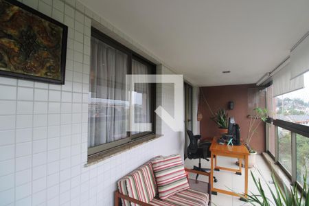 Sala - Varanda de apartamento à venda com 3 quartos, 112m² em Freguesia (jacarepaguá), Rio de Janeiro