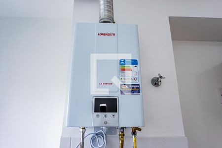Sala, cozinha e área de serviço de apartamento para alugar com 2 quartos, 38m² em Vila Jaraguá, São Paulo