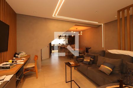 Sala de casa para alugar com 3 quartos, 205m² em Jardim Pilar, Santo André