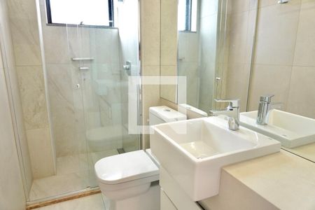 Suíte - Banheiro  de apartamento para alugar com 1 quarto, 69m² em Lourdes, Belo Horizonte