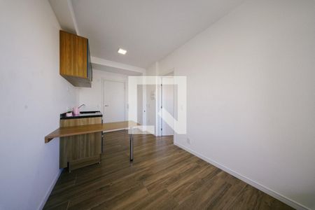 Sala/Cozinha de apartamento para alugar com 1 quarto, 29m² em Vila Guilhermina, São Paulo