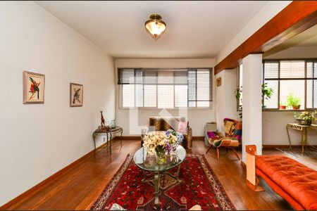 Sala de Estar de apartamento à venda com 4 quartos, 168m² em Funcionários, Belo Horizonte