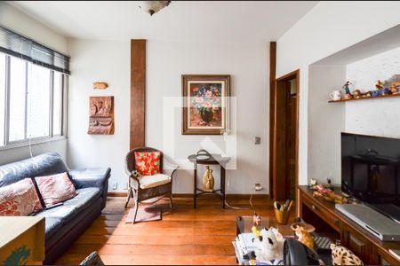 Sala de TV de apartamento à venda com 4 quartos, 168m² em Funcionários, Belo Horizonte