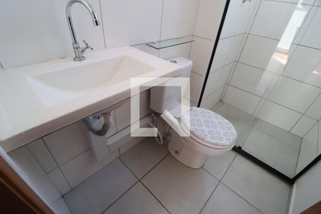 Banheiro Social de apartamento para alugar com 2 quartos, 50m² em Chácaras Tubalina E Quartel, Uberlândia