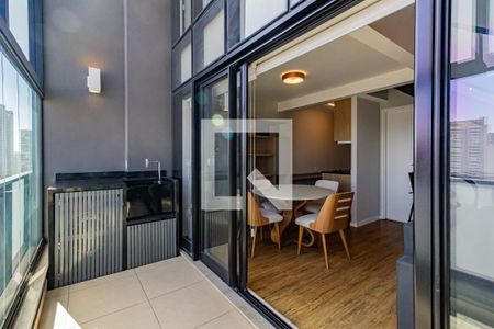 Varanda de apartamento para alugar com 1 quarto, 58m² em Campo Belo, São Paulo