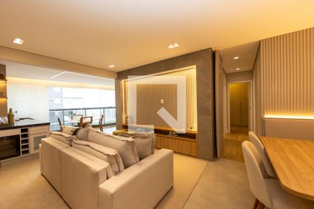 Sala_Cozinha de apartamento para alugar com 3 quartos, 123m² em Alphaville Conde Ii, Barueri