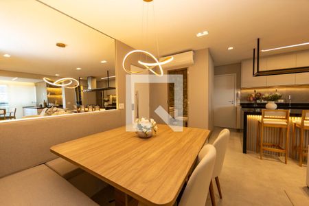 Sala_Cozinha de apartamento para alugar com 3 quartos, 123m² em Alphaville Conde Ii, Barueri