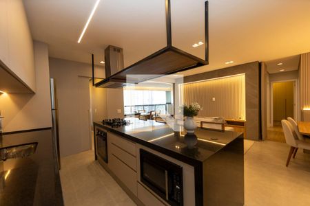 Sala_Cozinha de apartamento para alugar com 3 quartos, 123m² em Alphaville Conde Ii, Barueri