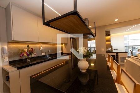 Sala_Cozinha de apartamento para alugar com 3 quartos, 123m² em Alphaville Conde Ii, Barueri