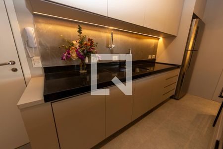 Sala_Cozinha de apartamento para alugar com 3 quartos, 123m² em Alphaville Conde Ii, Barueri