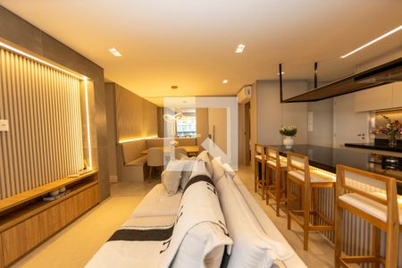 Sala_Cozinha de apartamento para alugar com 3 quartos, 123m² em Alphaville Conde Ii, Barueri