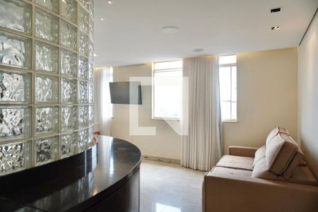 Sala de apartamento à venda com 2 quartos, 66m² em São Lucas, Belo Horizonte
