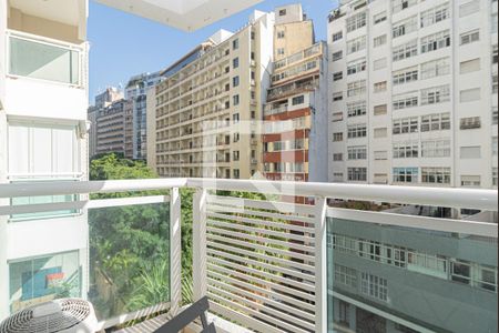 Varanda da Sala de apartamento à venda com 1 quarto, 47m² em Bela Vista, São Paulo