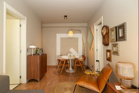 Sala de apartamento à venda com 1 quarto, 47m² em Bela Vista, São Paulo