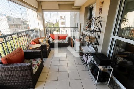 Varanda da Sala de apartamento à venda com 3 quartos, 108m² em Jardim Monte Kemel, São Paulo