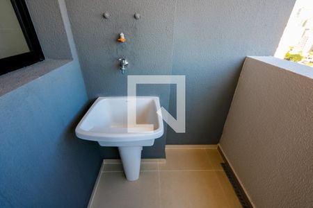 Varanda/Área de serviço de apartamento à venda com 2 quartos, 45m² em Campestre, Santo André