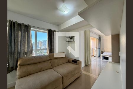 Sala de apartamento para alugar com 1 quarto, 56m² em Brooklin, São Paulo