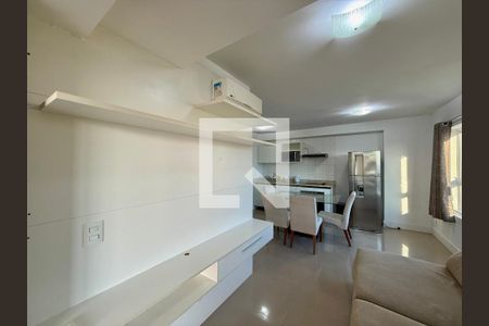 Sala de apartamento para alugar com 1 quarto, 56m² em Brooklin, São Paulo